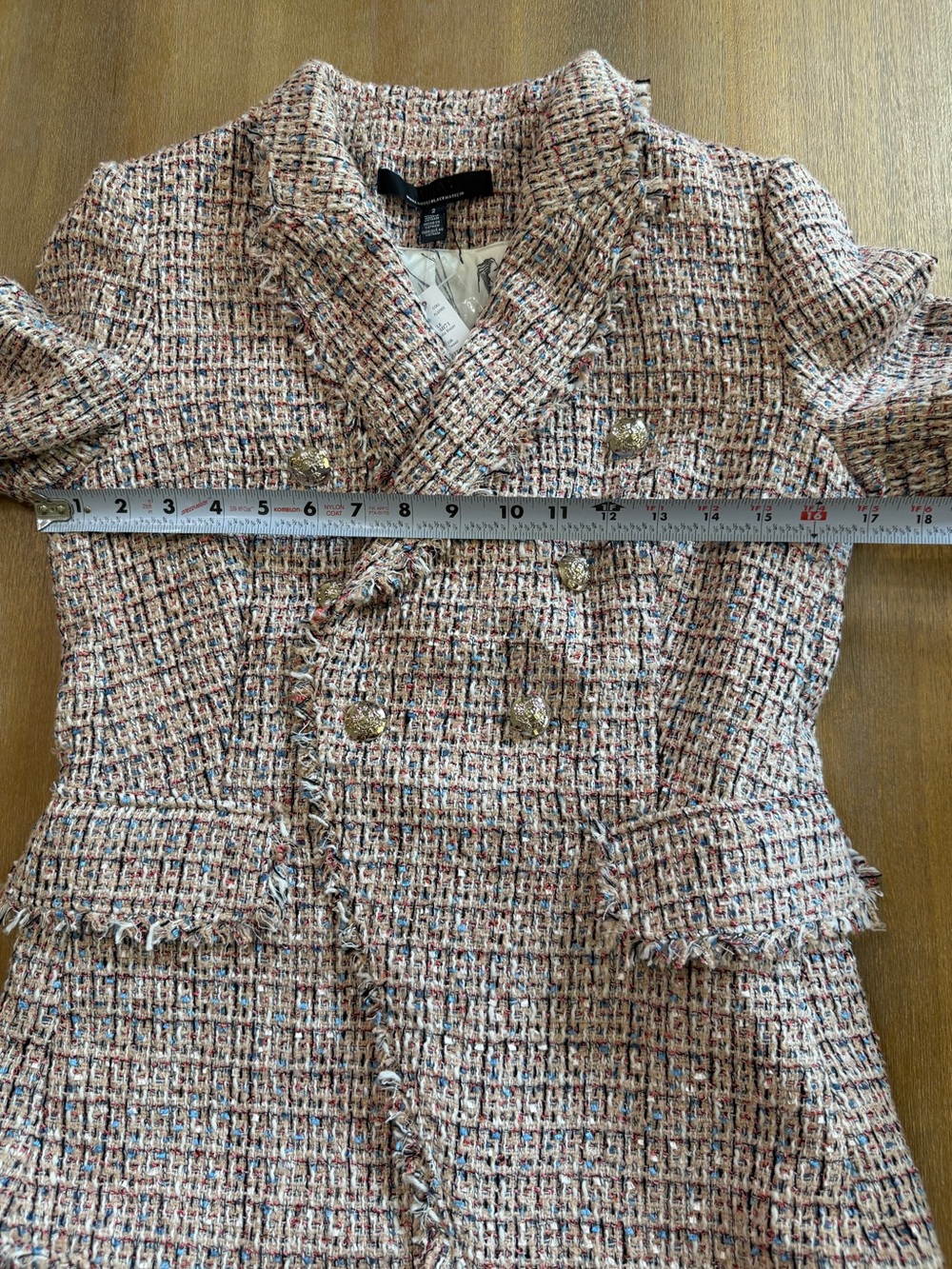 NWT $225 WHBM Pink Tweed
Studio Blazer size 2 - Picture 3 of 13